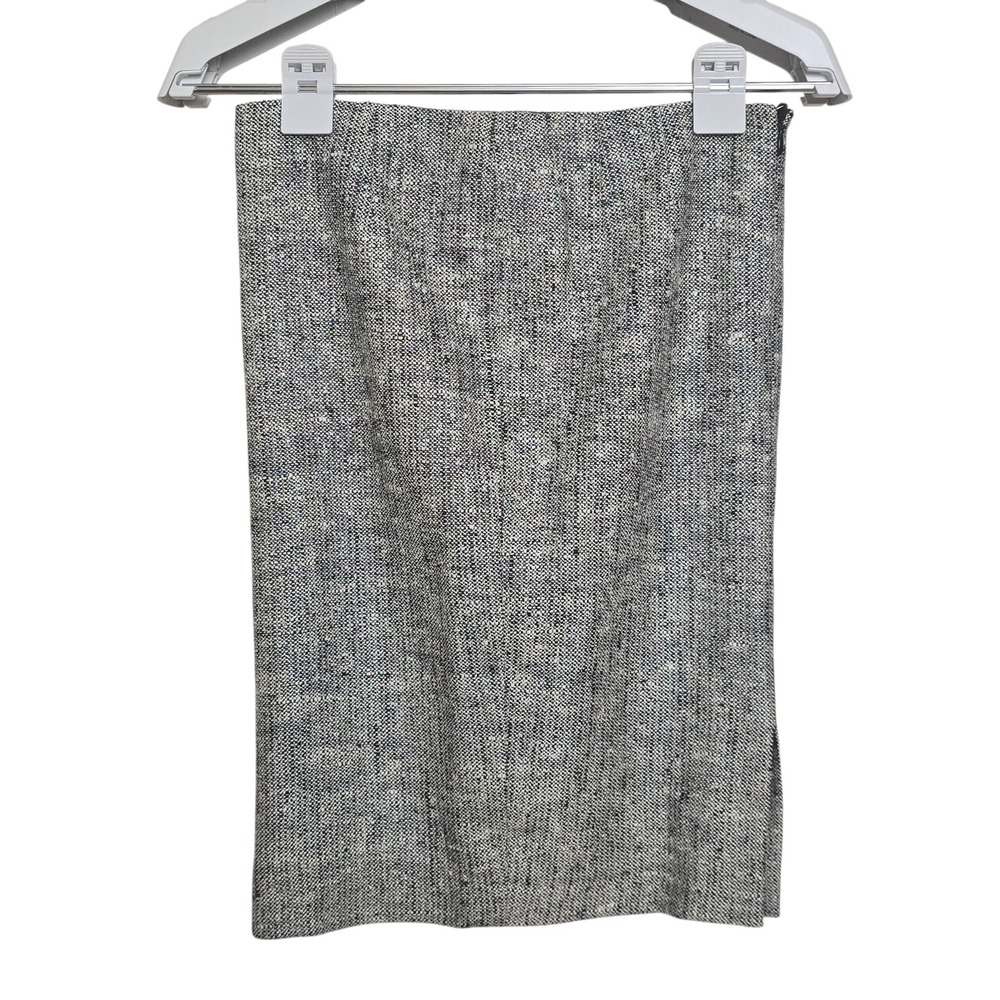 NWT‎ Escada Neiman Marcus Exclusive Silk Linen Skirt Sz 4 Y2K Quiet Luxury